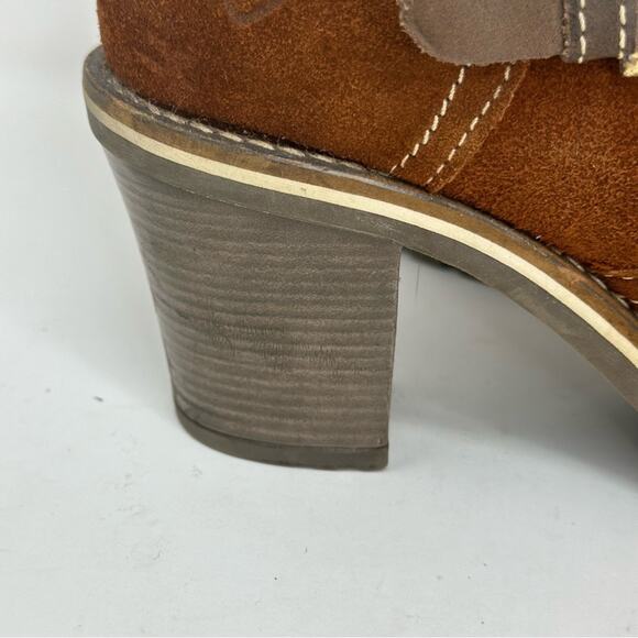 Tamaris Stacked Heel Fleece lined Suede Waterproof Winter Boots - Picture 7 of 13